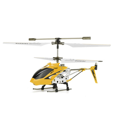 S107G 3CH Anti-Collision Anti-Fall Infrared Mini Remote Control Helicopter with Gyro Toys RTF