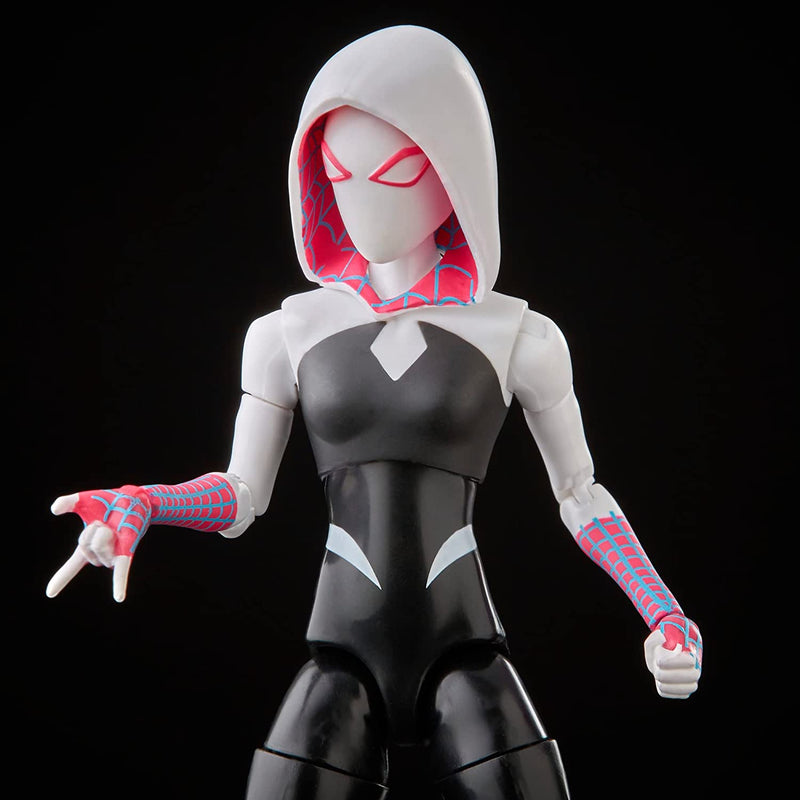 Marvel Legends Series, Spider-Gwen, Action Figure Da 15, Ispirata Al Film ""Spider-Man: across the Spider-Verse (Part One)"", 4 Accessori