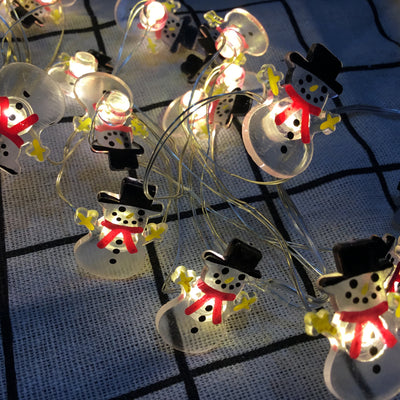 Christmas Decoration Light LED String Lights Santa Claus Snowflakes Pumpkin Lantern Ghost Halloween Christmas for Home Decor