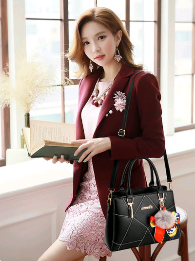 Ladies Bag 2021 New Women'S Bag Simple Fashion Handbag Trend Single Shoulder Messenger Bag