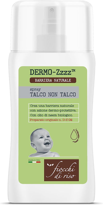 - Spray Talco NON Talco - 100Ml - Sudorazione E Zanzare - Crea Una Barriera Naturale Dermo-Protettiva Con Profumazione Sgradita Alle Zanzare.