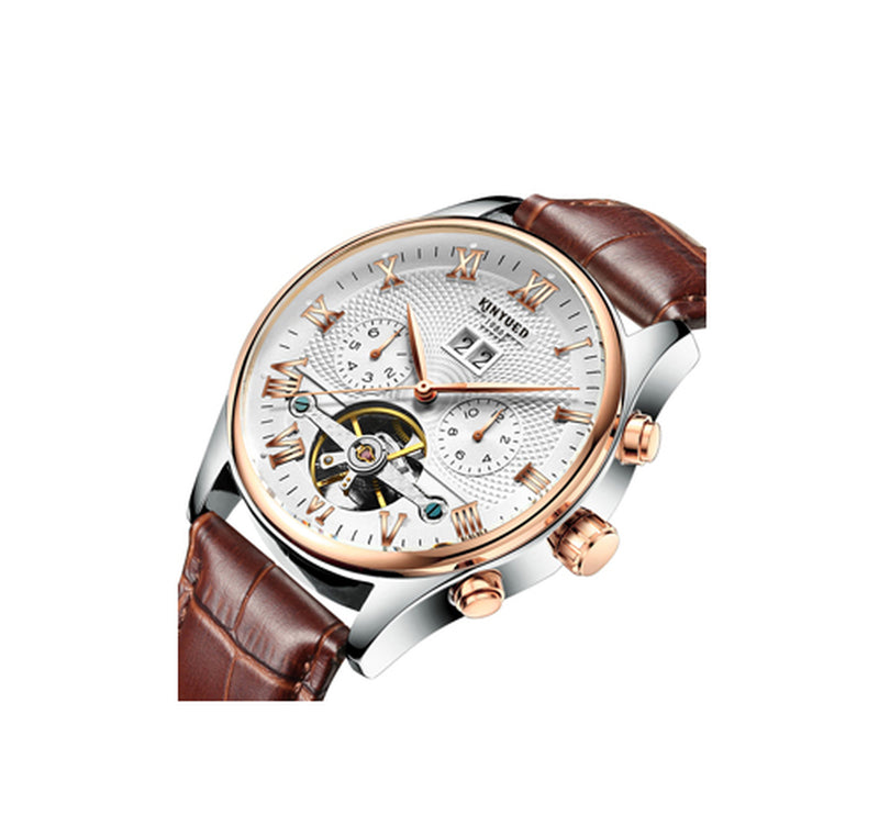 Swiss Automatic Hollow Tourbillon Mechanical Watch Men