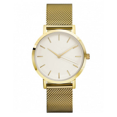 Steel-Band Fashion Quartz Watch