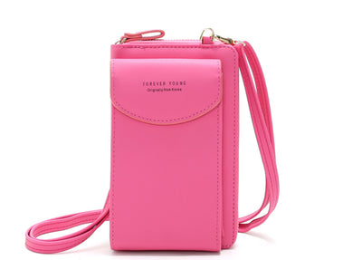 Mobile Phone Bag Zipper Women Diagonal Bag