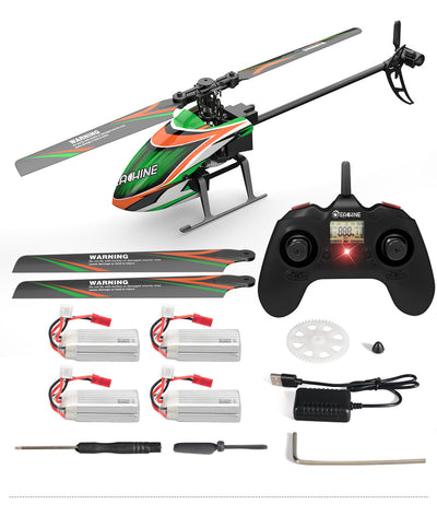 E130 2.4G 4CH 6-Axis Gyro Altitude Hold Flybarless RC Helicopter RTF