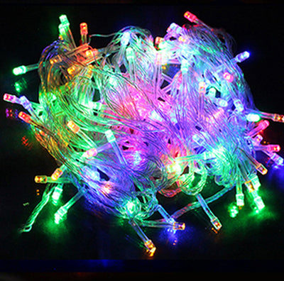 LED Fairy String Lights Multicolor Garland Beads Outdoor Waterproof Holiday Party Christmas Tree Decor