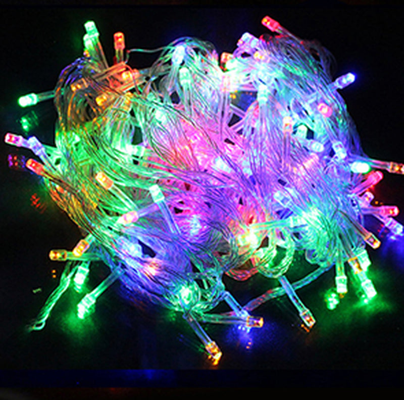 LED Fairy String Lights Multicolor Garland Beads Outdoor Waterproof Holiday Party Christmas Tree Decor