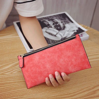 Women'S Purse Ladies Wallet Long Money Bags Simple Style