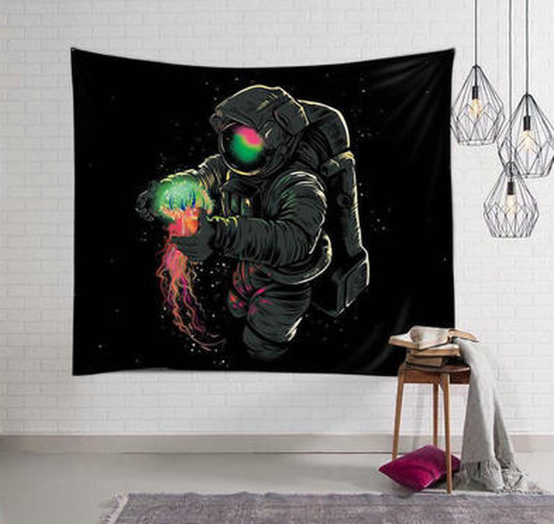 Astronaut Spaceman Background Cloth