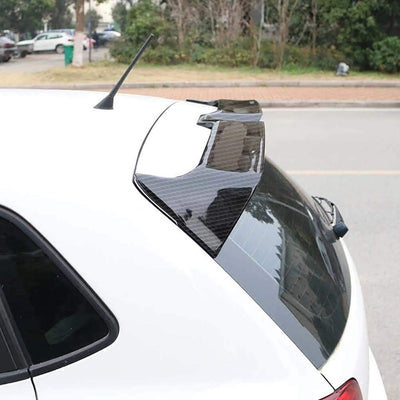 ABS Aspetto Fibra Di Carbonio Spoiler Alettone Posteriore per Auto Spoiler Alettone Posteriore per VW Polo 2010-2017