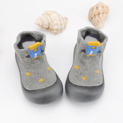 Children'S Toddler Step Soft Bottom Non-Slip Cartoon Cotton Baby Shoes