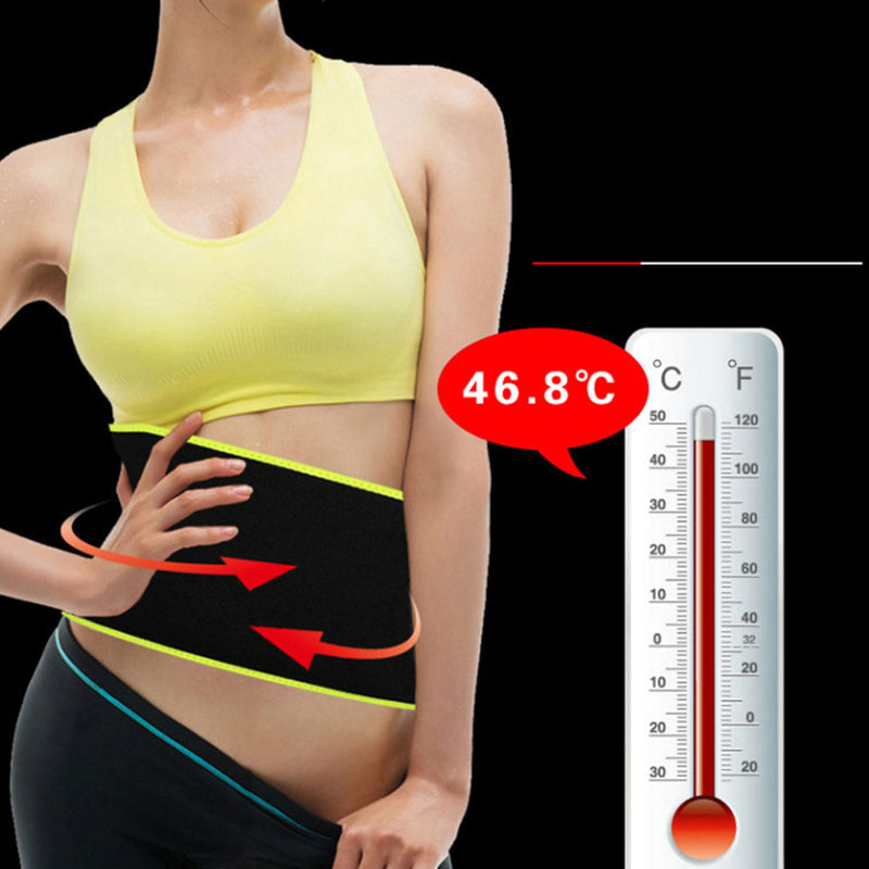 High-Quality Sweating Slimming Belt Four-Needle Six-Line Fitness Sports Fever Wicking Belt