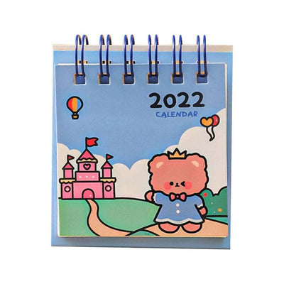 Mini Desktop Desk Calendar Creative Cartoon to Remember Things