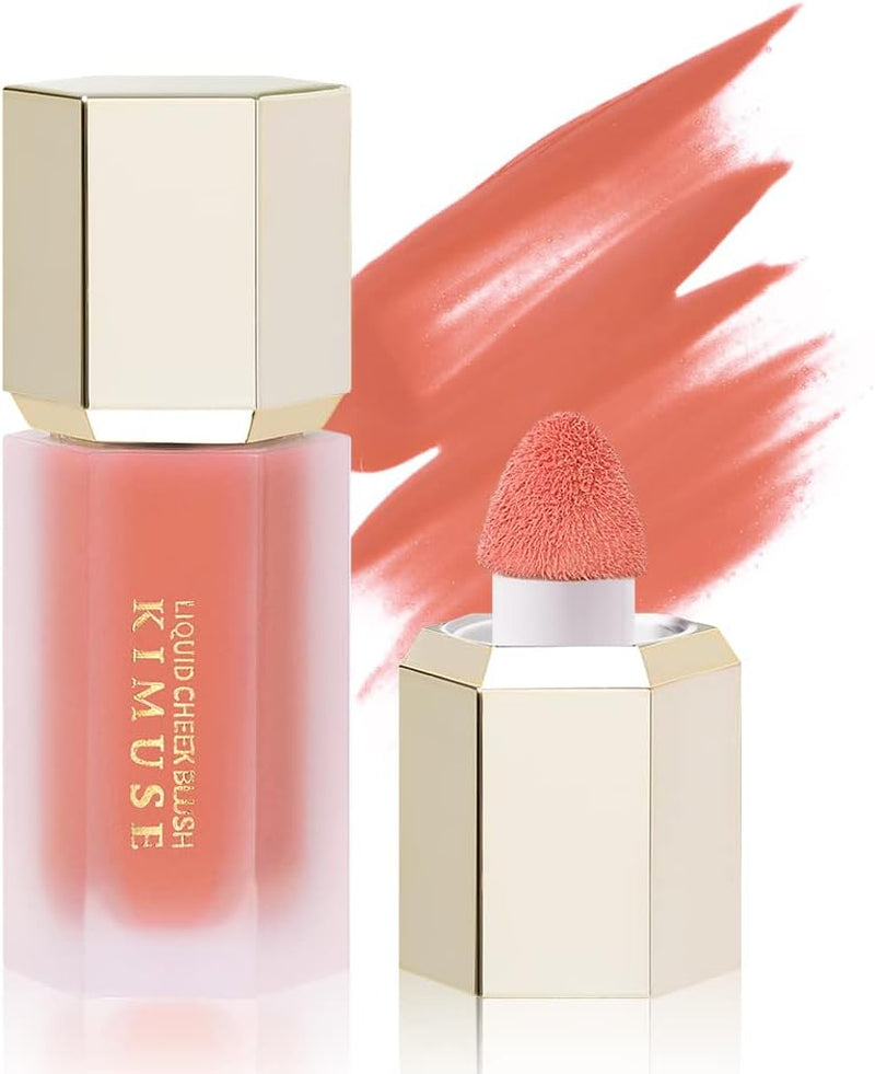 Blush Liquido: Blush in Crema Cheek Heat, Texture Leggera Ed Effetto Naturale,Dewy Liquid Blush Trucco (Joyful-Coral Sheer)