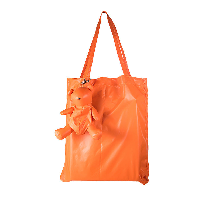 Cartoon Foldable Storage Polyester Doll Shopping Bag