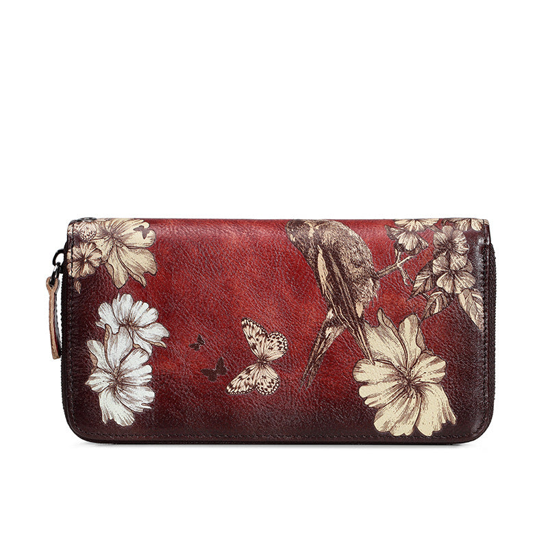 Long Handmade Leather Women&