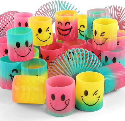 30 Pezzi Molle per Bambini Gadget Compleanno Bambini Molla Giocattolo Gadget Bambini Fine Festa