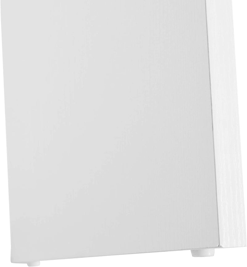 Scrivania Angolare Con Libreria Scaffale in Legno Bianco, Tavolo Da Pranzo per Computer Con Rotazione a 180°, 173X39.8X74 Cm