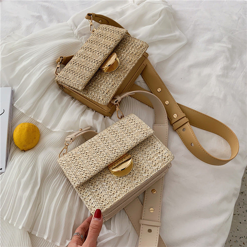 Woven Small Square Bag