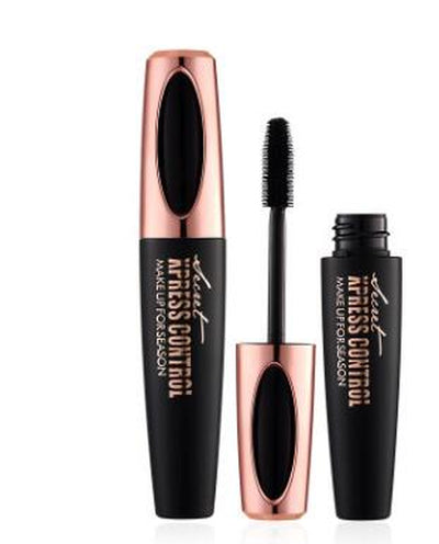 Waterproof Mascara Fiber Silk Eyelash Thick Curling Natural Lengthening Eyelash Black Durable