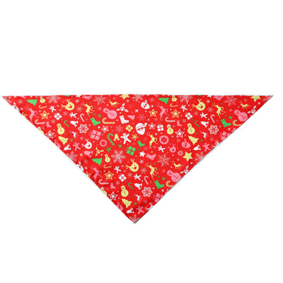 Christmas Pet Saliva Towel Amazon Hot Sale Dog Triangle Scarf Cat Decoration Scarf