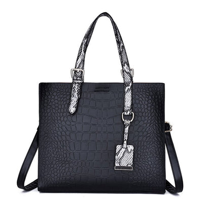 Diagonal Cross Bag Solid Color Stone Tote Bag