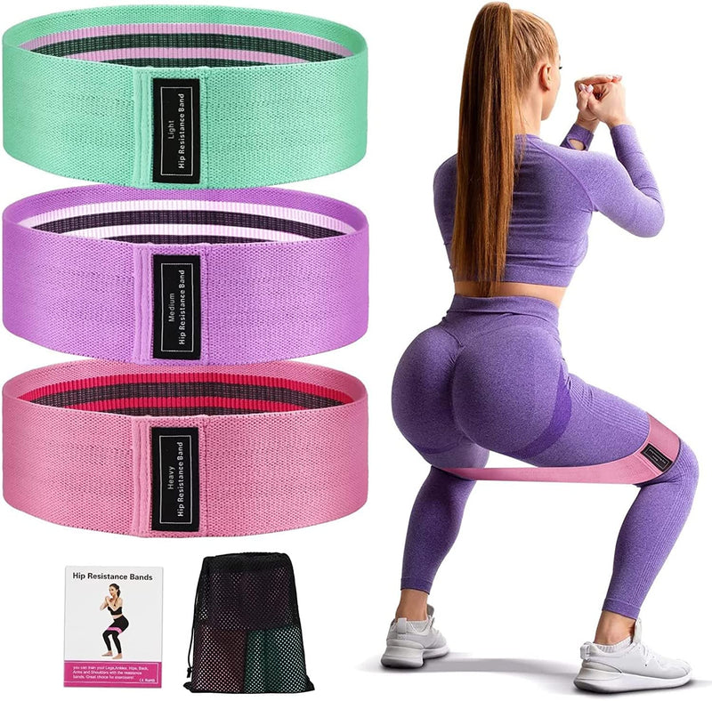 Elastici Fitness, (3 Pezzi) Bande Di Resistenza Fitness Con Diversi Livelli Di Resistenza,Yoga, Squats,Allenamento Di Forza, Motore Elastico Bodybuilding