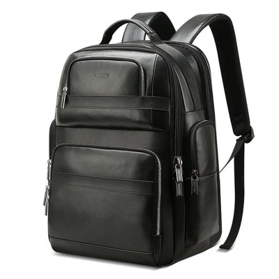 Top Layer Leather Backpack