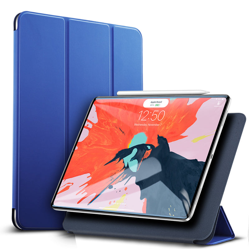 Magnetic Smart Case for Ipad Pro 11 2021 Cover Trifold Stand Magnet Case Magnetic Attachment Rubberized Cover for Ipad Pro11