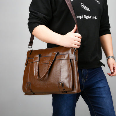 Men'S Handbag Shoulder Business Computer Bag