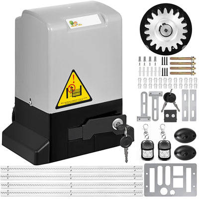 M Cancello Scorrevole, Apricancello per Garage Elettrico, Porte Scorrevoli per Operatore, Facile da installare per Telecomando Porte da Garage (600KG)